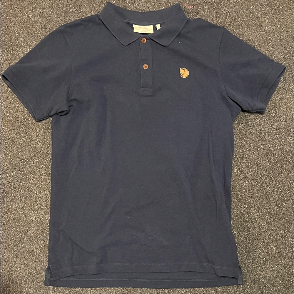 Fjallraven Navy Polo Shirt - men’s Medium